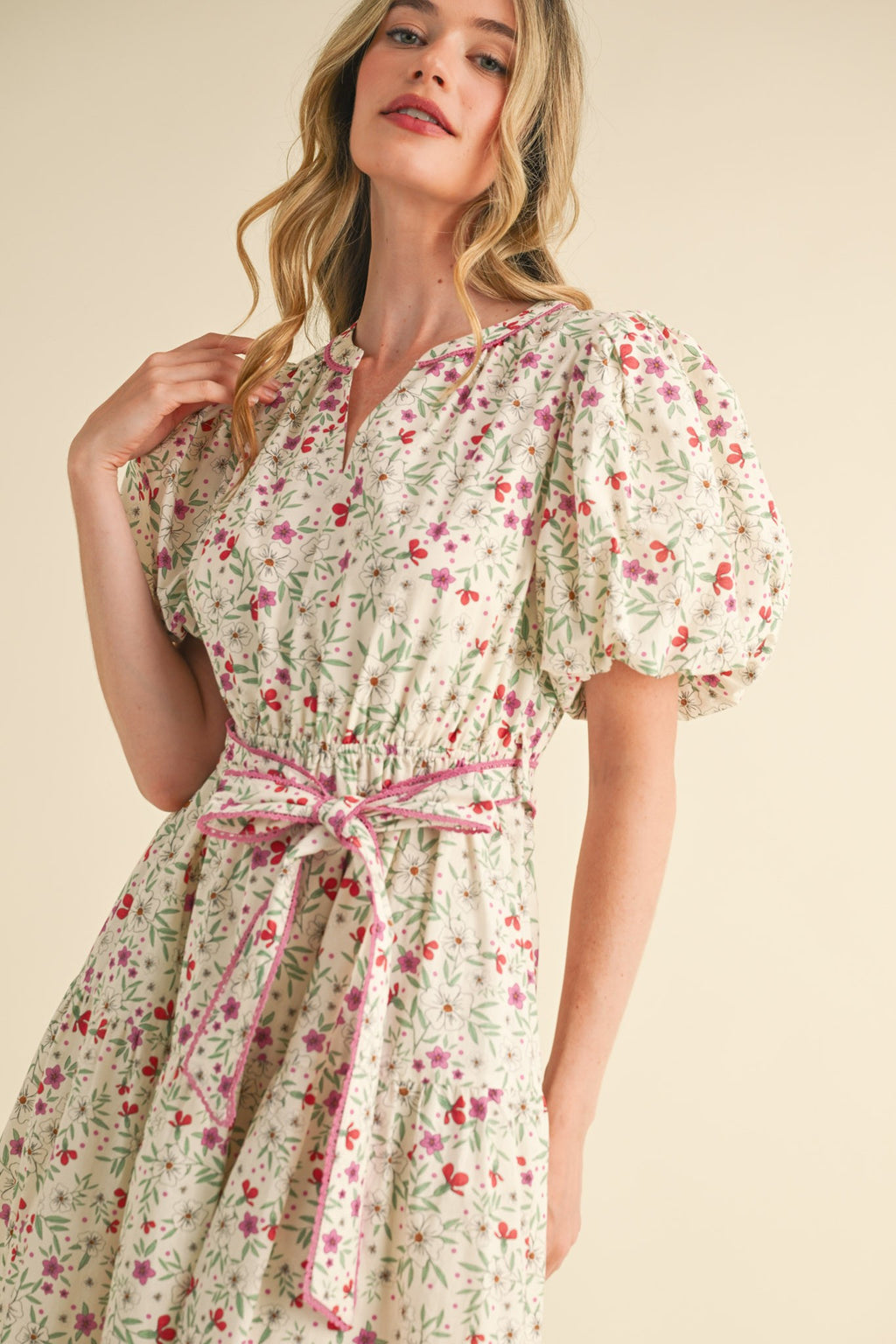 Yeimi Dress White/Blanca Floral