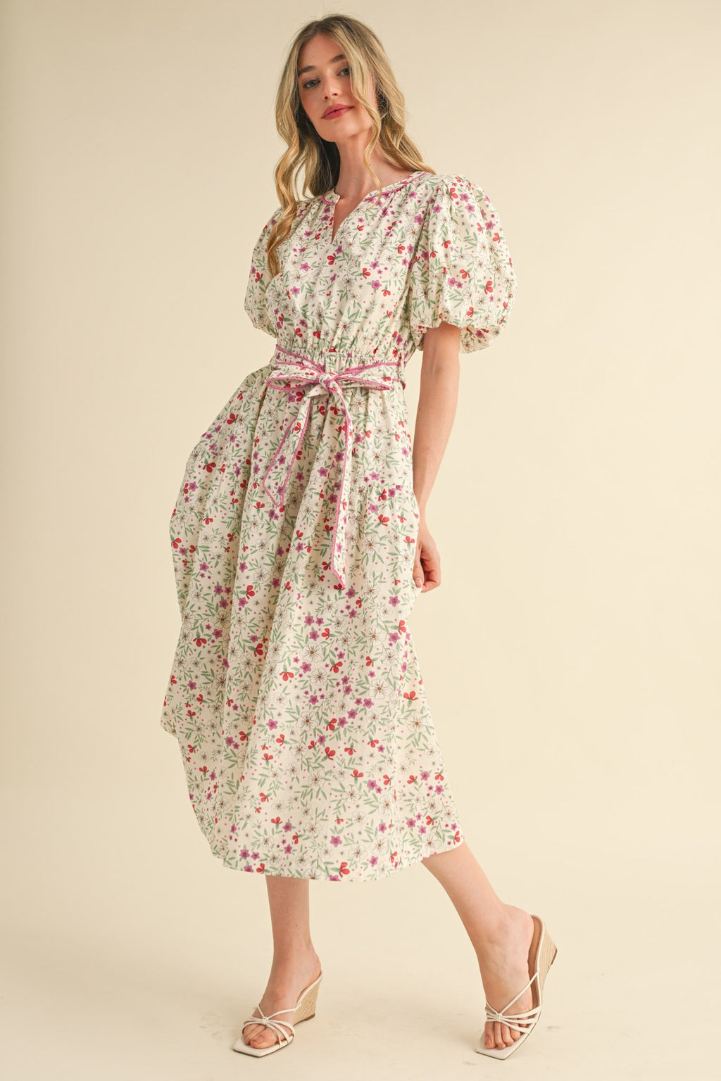 Yeimi Dress White/Blanca Floral