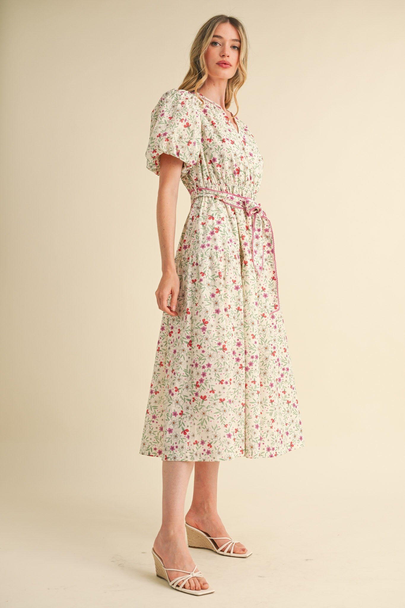 Yeimi Dress White/Blanca Floral