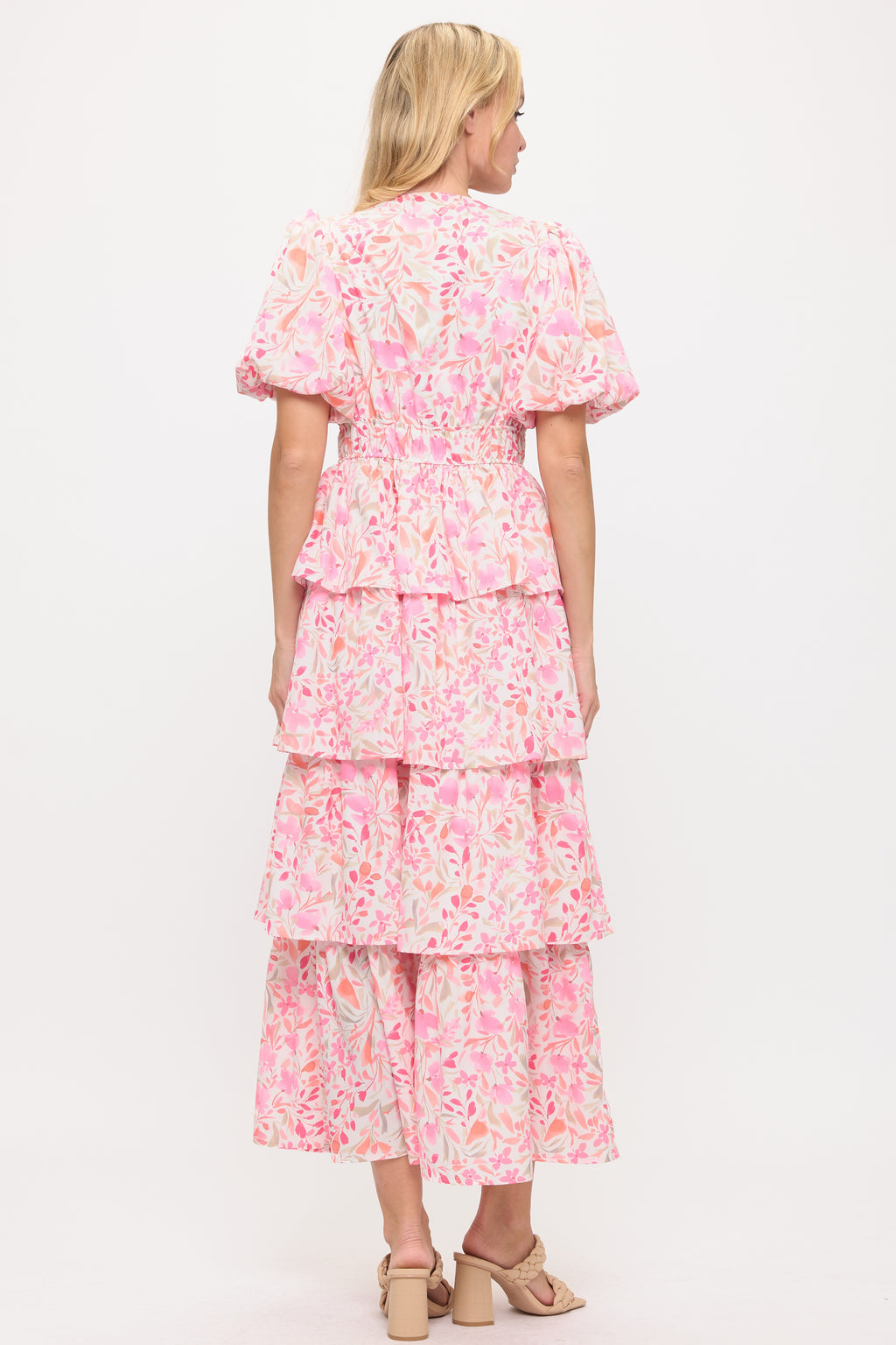 Iris Dress Pink/Rosa Floral