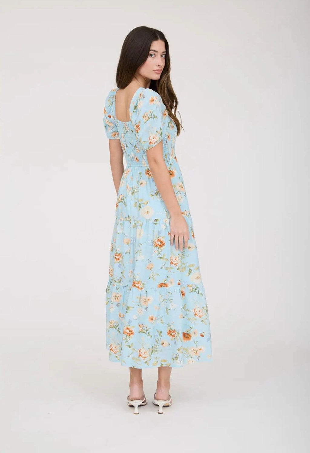 Lily Dress Blue Floral