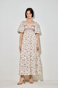 Norma Dress Cream/Crema Floral