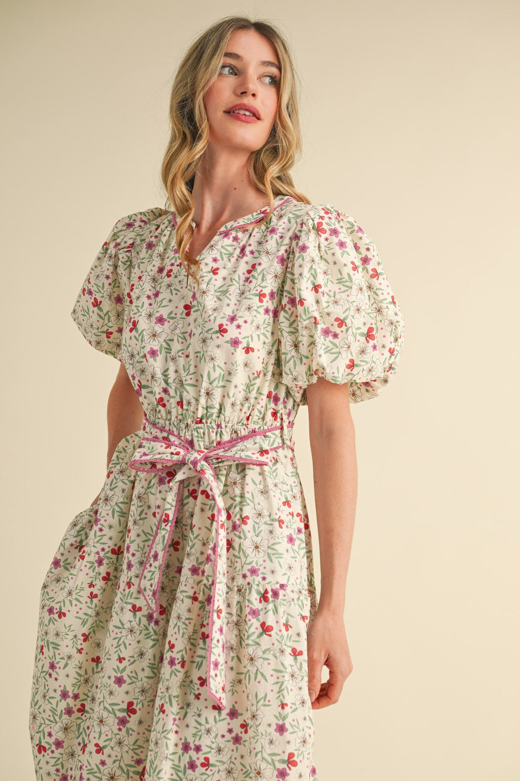 Yeimi Dress White/Blanca Floral