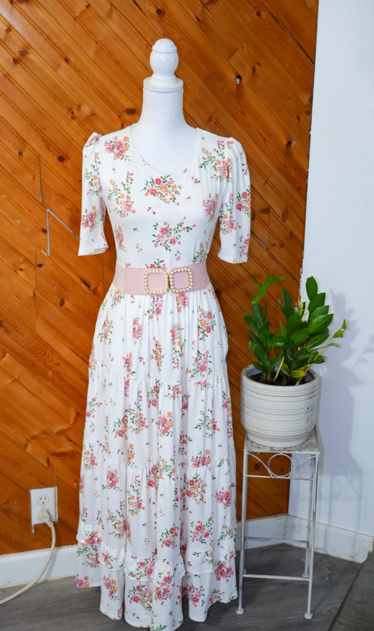 Delmi White/Blanco Floral