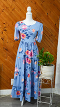 Eva Dress Blue/Asul Floral