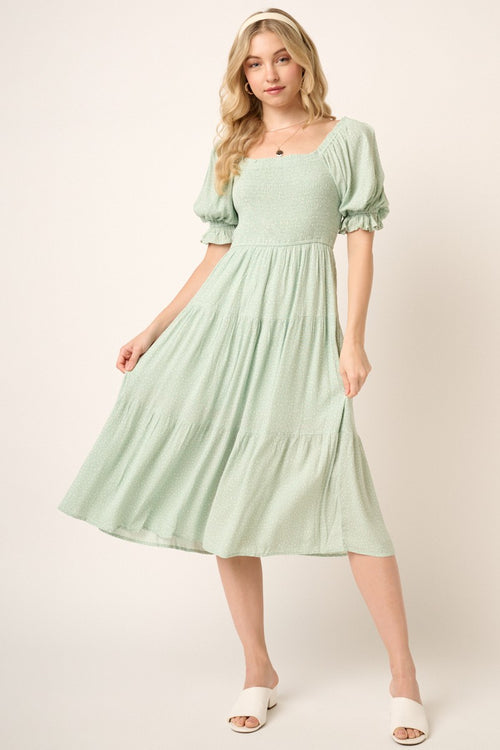 Elizabeth Dress Green/verde