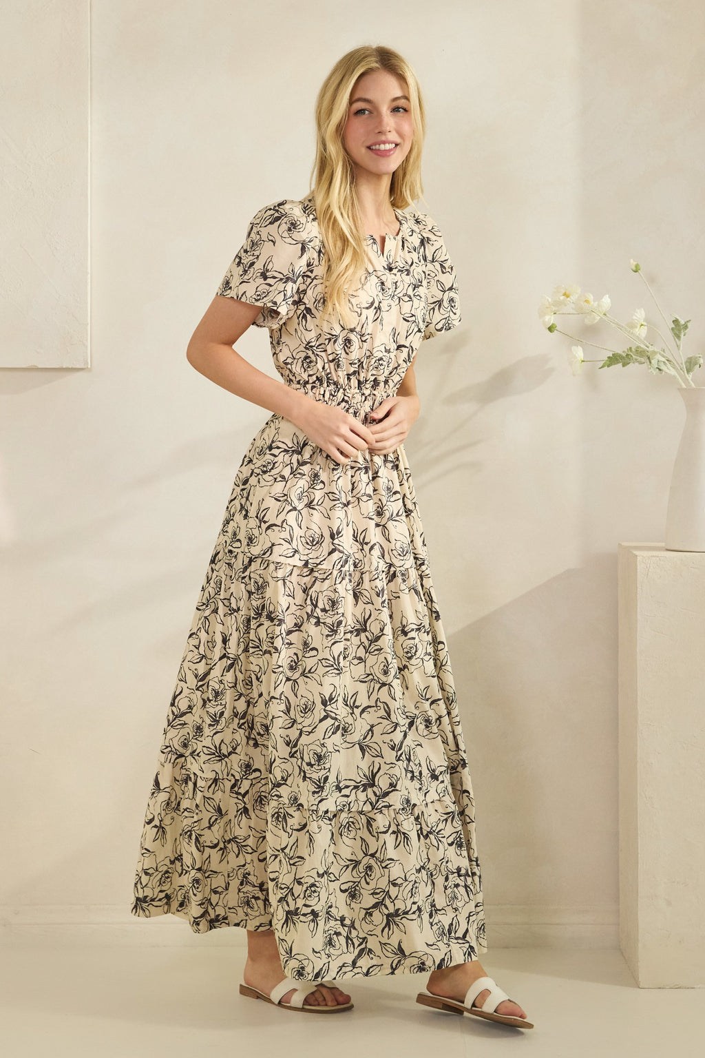 Ruth Dress Black/Oscuro Ivory