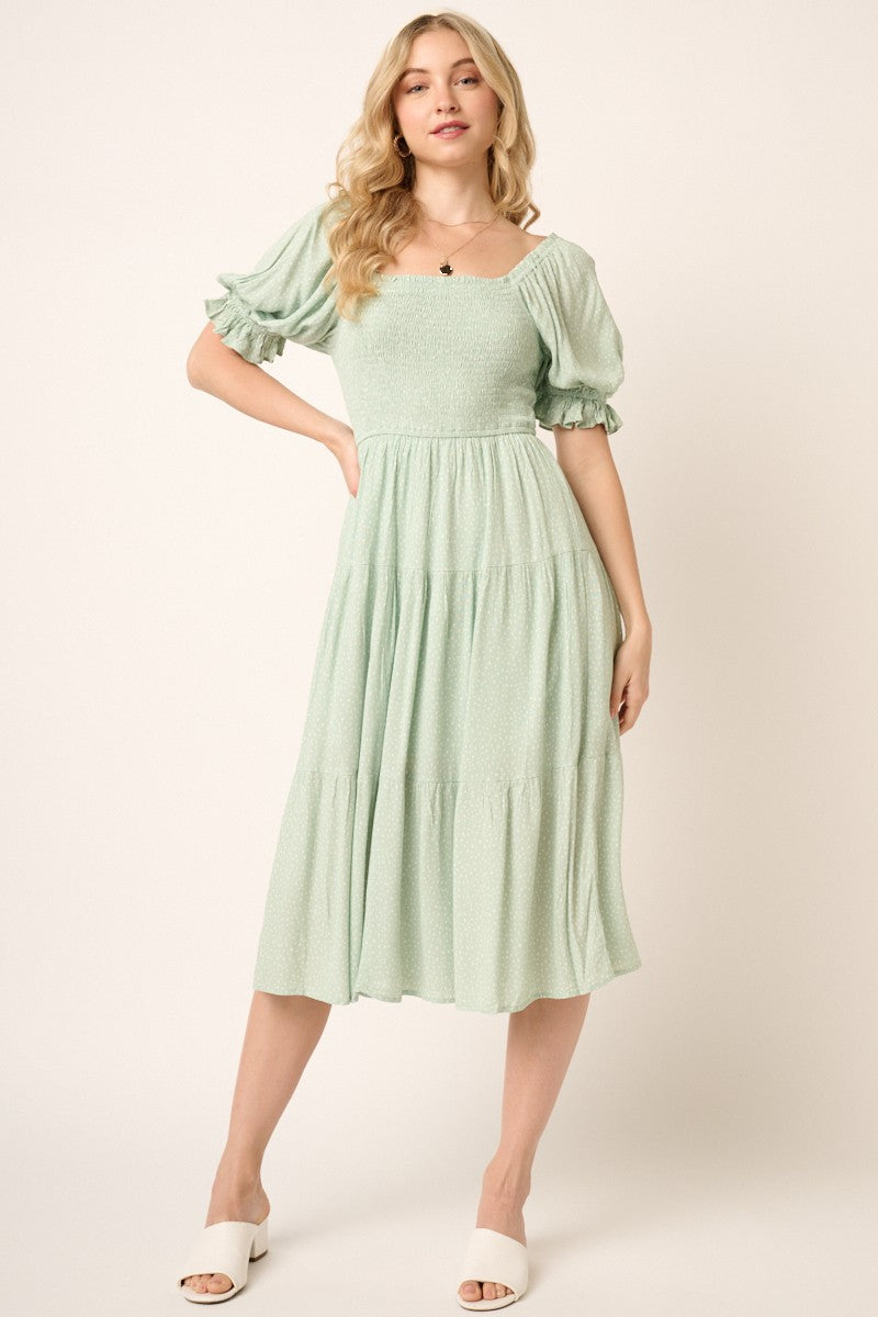 Elizabeth Dress Green/verde