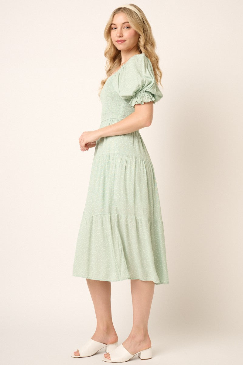 Elizabeth Dress Green/verde